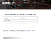 Tablet Screenshot of educationtay.com